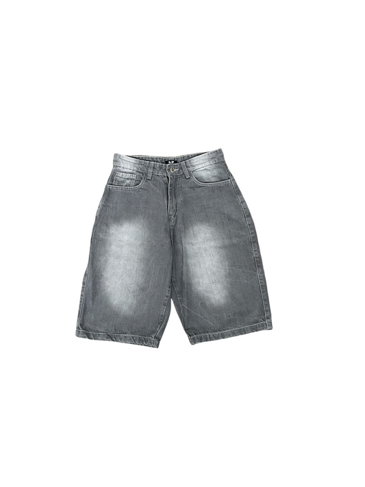 AV STONEWASHED BLACK JORTS